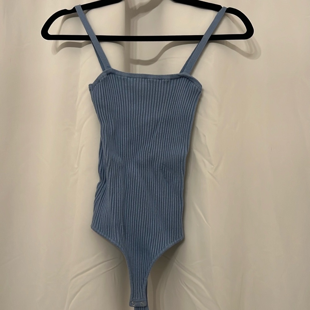 Majorelle blue knit bodysuit. Only worn once